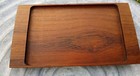 Teak Wooden Tray 60s Design By Arne Basse - Danish Holmegaard Company 9 5   5 25 