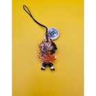 Portgas D  Ace One Piece X Kura Mini Figure Mascot Charm  Phone Strap   Keychain