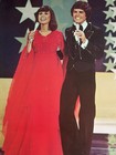 Donny   Marie Osmond Vintage Poster 1976 In Concert The Osmonds 1970 s Teen Idol
