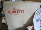 Vintage De Luxe Bakelite Roulette Wheel With Felt Layout  Instructions  And Box
