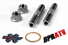 Yfz450 Yfz 450 Titanium Heavy Duty Head Pipe Exhaust Studs   Exhaust Gaskets Kit
