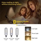 Flexible Rechargeable Led Book Light With 3 Light Modes Easy Clip Reading Lamp