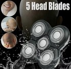 2pcs 5 Blades Floating Shaving Bald Replacement Shaver Head For Electric Razors