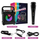 Portable Bluetooth Speaker   Microphone Pa System Karaoke Machine  Lights strap