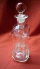 Antique Glass Vinegar Cruets-hand Blown Glass With Ground Tops-1940