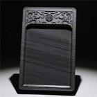 8 8  Chinese Huizhou Natural Original Stone Hand-carved Dragon Inkstone Inkslab