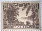 Travelstamps  1931-1937 Belgian Congo Stamps Sc 139  Mint  Og  Hinged  10 Cents