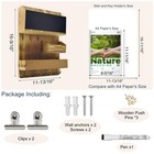 Organizer Wall Mount   key Holder And Key Organizer For Wall With Shelf  Chalkb   