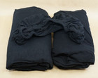 Forpro Premium Flannel Flat Sheet     Wrinkle-resistant Massage Sheet - Black 3-pc