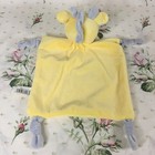 Dan Dee Giraffe Yellow Baby Security Blanket Lovey Rattle Grey Knotted New