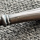 Antique Art Nouveau Sterling Silver Handle Carving Knife Sharpener With Case