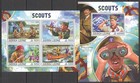 Hm1485 2018 Sierra Leone Scouting Boy Scouts Orchids Rafting  9689-2 bl1466 Mnh