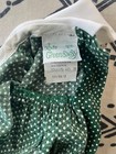 Kate Greenaway  Vintage Green Drezz Girls Size 2t