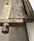 Antique Carpenters Workbench  w  Vice  Repurpose Restore