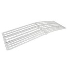 1500lb Motorcycle 3-piece Ramp Aluminum 10  Folding Arched Folding Loading Ramp