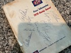 1970 Stp Indy 500 Press Kit Cover Signed By Mark Donahue And Many More