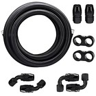 10an 10ft Fuel Line Hose Kit  Nylon Stainless Steel Braided Fuel Line 