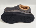 Men s Warm Fuzzy Comfy Moccasin Slippers - Gray - Size 9 - 10  new 
