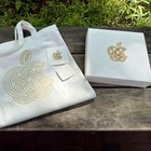 Apple Ginza Store Reopening Commemorative Novelty   Tote Bag Pins Coaster W box