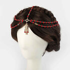 Womens Lovely Metal Rhinestone Head Chain Jewelry Headband Head Piece Hair H jo