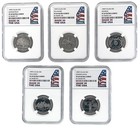 1999 Thru 2009 S Clad Quarter 56 Coin Set Ngc Pf69 Uc  Made In Usa Holder W case