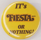 Vintage Fiesta Brand Spices Its Fiesta Or Nothing Employee Pinback Button