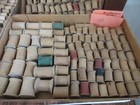 Huge Lot Of 238 Vintage Empty Wooden Sewing Thread Spools Various Brands   Sizes