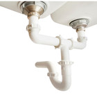  5 Pack keeney Double Bowl Sink 16  Center Outlet Waste 1-1 2  25014 130-16wk 65