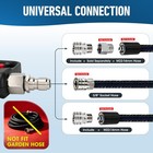 Pressure Washer Short Gun  5000 Psi 10 5 Gpm High Power Swivel Black
