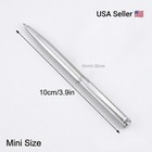 Students Ballpoint Pen Short Spin Office School Teenager Ball Roller Ink Black