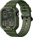 Rugged Case With Band For Apple Watch Series 10 11 46mm  Lightweight Matte Green