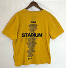 Justin Bieber Men s Large 2017 World Stadium Tour Team Bieber Yellow S s T-shirt