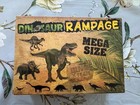 Dinosaur Rampage Mega Size Dinosaur Figure W Egg 3 Piece Toy Set New Sealed