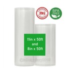 11 x50    8 x50  8x20 Vacuum Sealer Bags Food Saver Storage Embossed Bags 4 Mil 