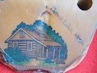 Vintage Desk 3 1 2  Wide Souvenir Detroit Lakes Minnesota Ink Pen Well Holder