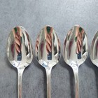Christofle Perles Coffee Spoon 6pcs Flatware Silverplate Excellent