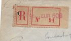 1921 France Fieldpost Tresor Et Postes Registr     506 Cover Levant Constantinople