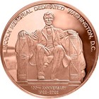 1 Oz  Highland Mint Copper Round  999 Fine - Lincoln Memorial - Tube Of 20