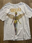 Vintage 2000s Kurt Cobain Nirvana In Utero World Tour T-shirt Size Large Rare