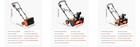 Uimoso 17  20  23  Electric Snow Blower Shovel 12a 15a 20-25ft Throwing Distance