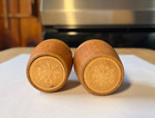 Vintage Mini Butter Mold Press Leaves And Berries Flower  Pair Of 2