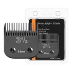 Professional Detachable Stainless Steel Clipper Blades Set - 3 5  Cut Length 3 8