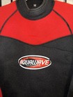 Aquawave Neoprene Wetsuit Red Black Size Medium Surf Swim Diving Triathlon