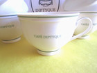 Cafe Diptyque Store Display China Teacup   Coffee Cups With Faux Whipped Cream