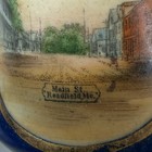 Readfield  Maine Me Antique Main St  Souvenir Germany Cobalt Vase