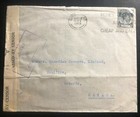 1940 Singapore Malaya Commercial Censored Cover To Canners Hamilton Canada