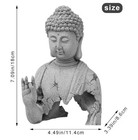 Buddha Aquarium Statue Sandstone Zen Decor Feng Shui Fish Tank Home Ornament
