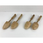 Lot Of 2 Pair Vtg Antique Cedar Wood Shoe Trees Shapers Rochester Shoe Co 