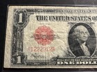 1923  1 United States Note Red Seal     Circulated      No Damage 