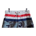 Mini Boden Boy s 140 9 10 Years Swim Trunks Shorts  Camo  Stripes  Mesh Lining